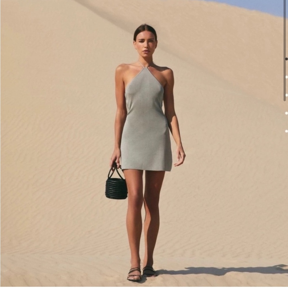 Cult Gaia Gray Midi Dress